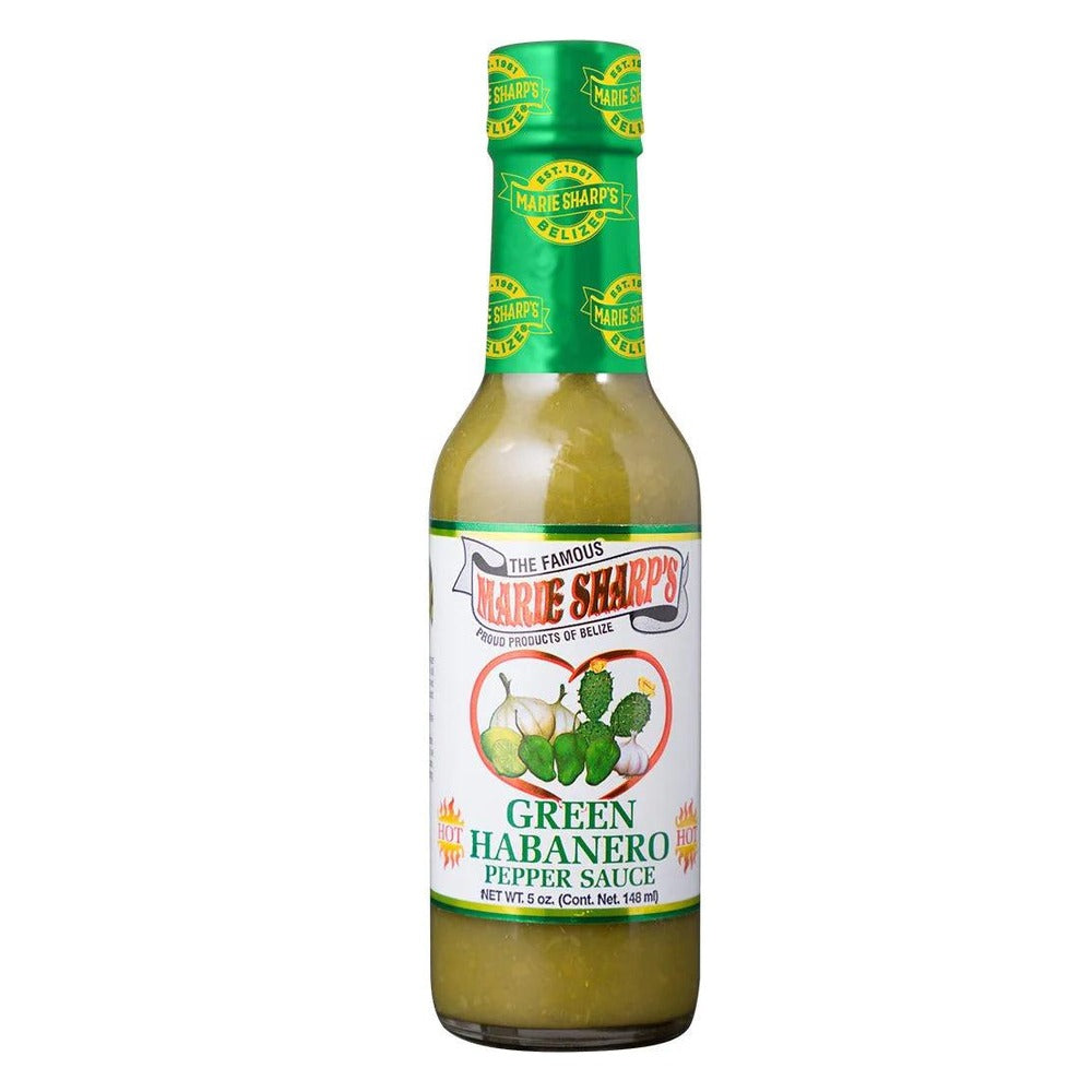 Marie Sharp's Green Habanero & Prickly Pear Cactus Hot Sauce | Καυτερή Σάλτσα Marie Sharp's με Πράσινη Habanero και Φραγκόσυκο