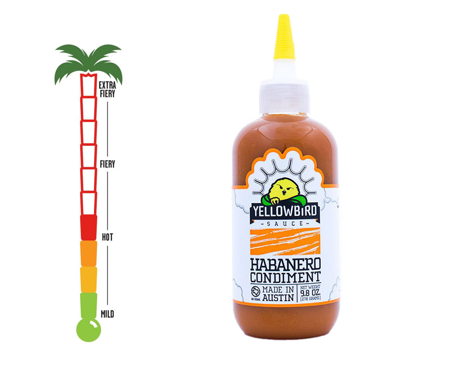 Yellowbird Habanero Condiment Hot Sauce – 323g | Καυτερή σάλτσα Habanero