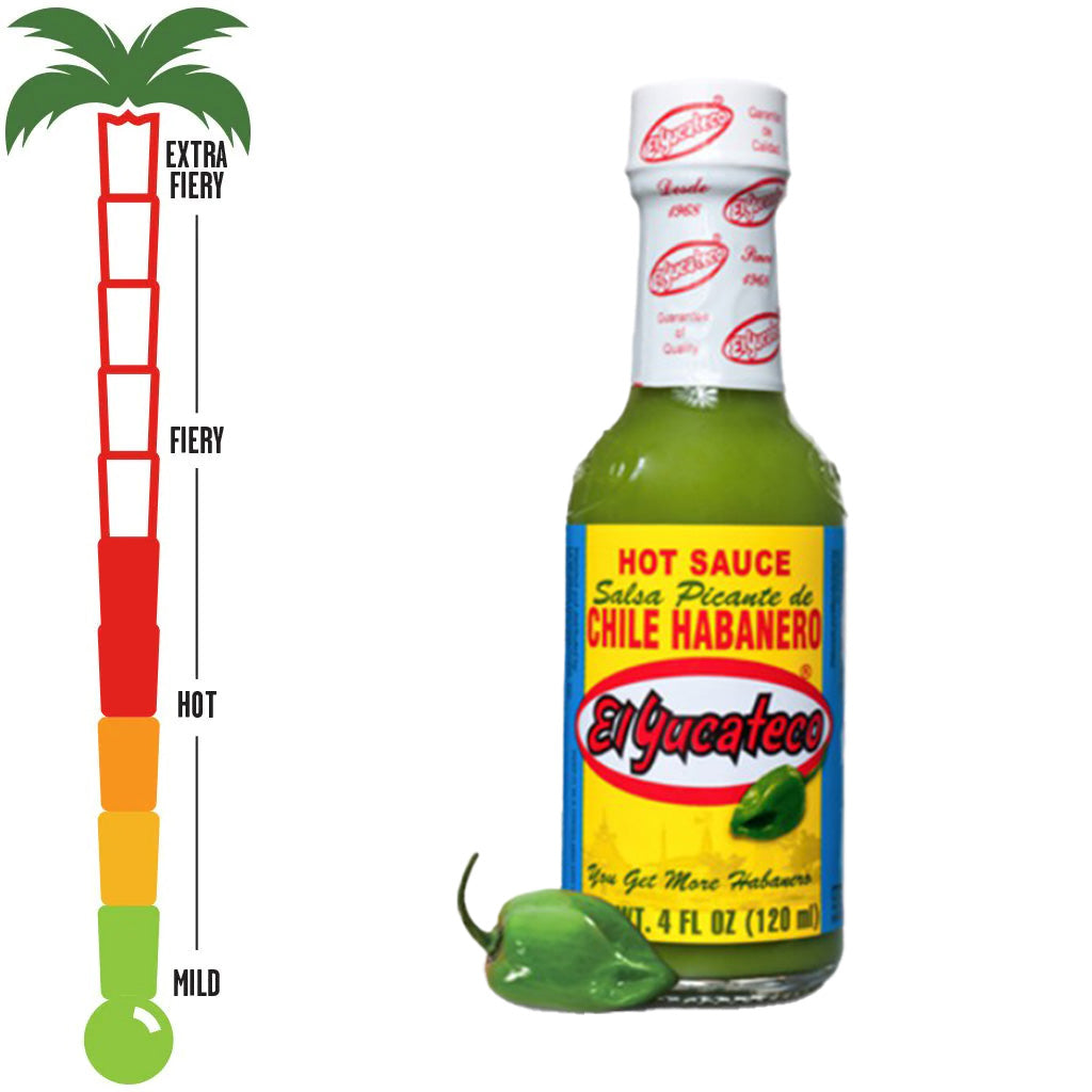 El Yucateco Green Habanero Hot Sauce – 120g | Πράσινη Καυτερή Σάλτσα