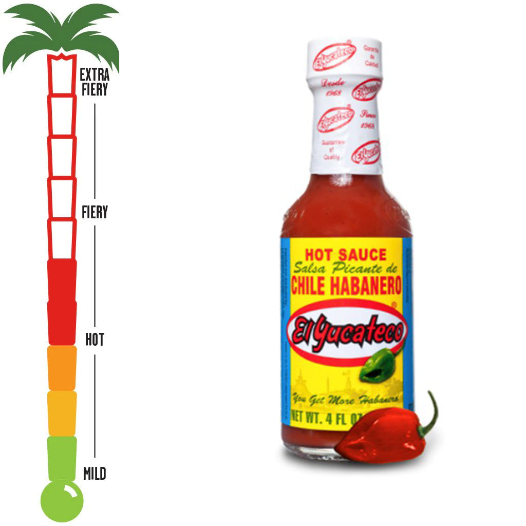 EL YUCATECO ΚΟΚΚΙΝΟ HABANERO ΚΑΥΤΕΡΗ ΣΑΛΤΣΑ