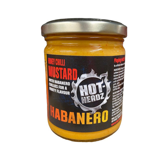 Hot Headz! Habanero Chilli Honey Mustard – 461g | Πικάντικη Μουστάρδα με Μέλι