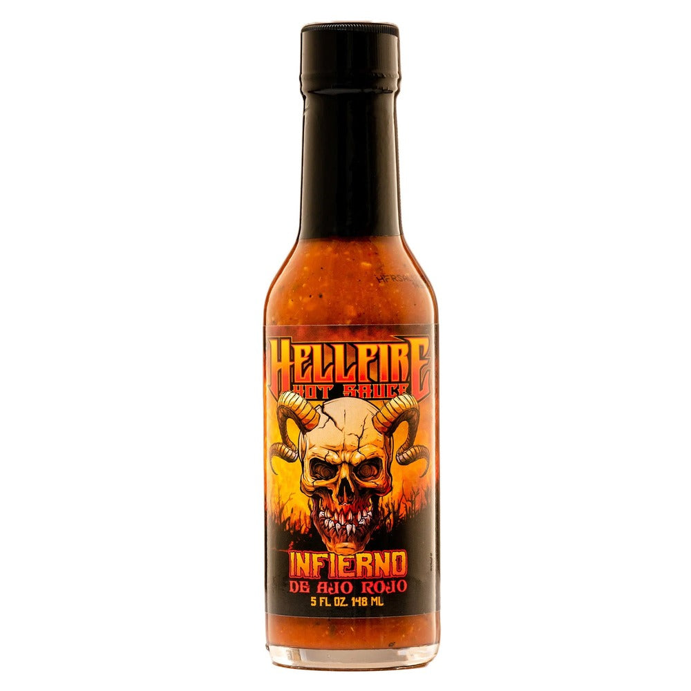 Hellfire Infierno de Ajo Rojo Red Garlic Hot Sauce – 320g | Καυτερή Σάλτσα