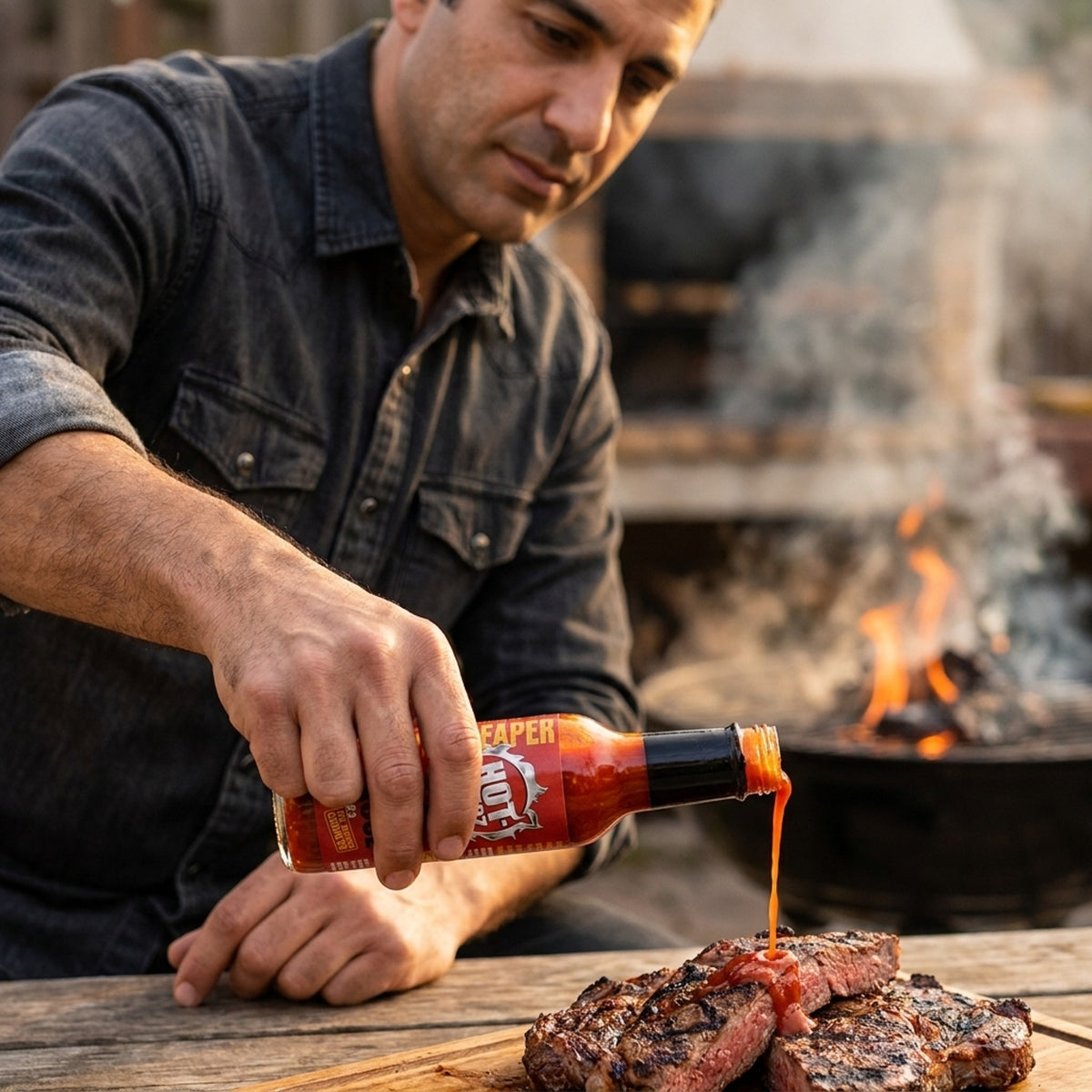 Hot Headz! Carolina Reaper Killer σε ψητό κρέας στη σχάρα