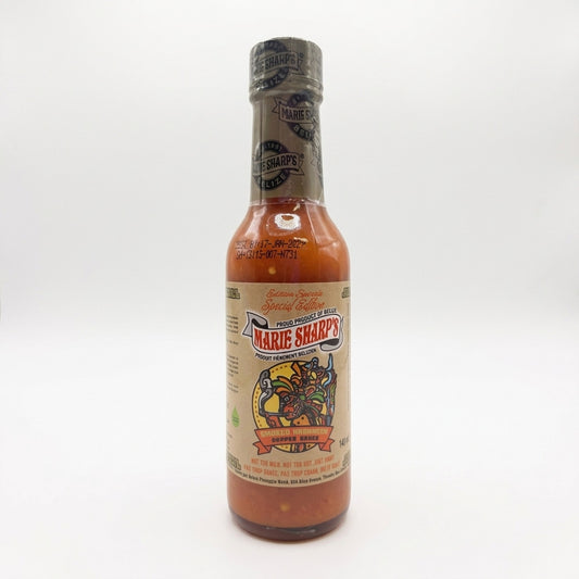 Μπουκάλι Marie Sharp's Smoked Habanero 148ml σε λευκό φόντο