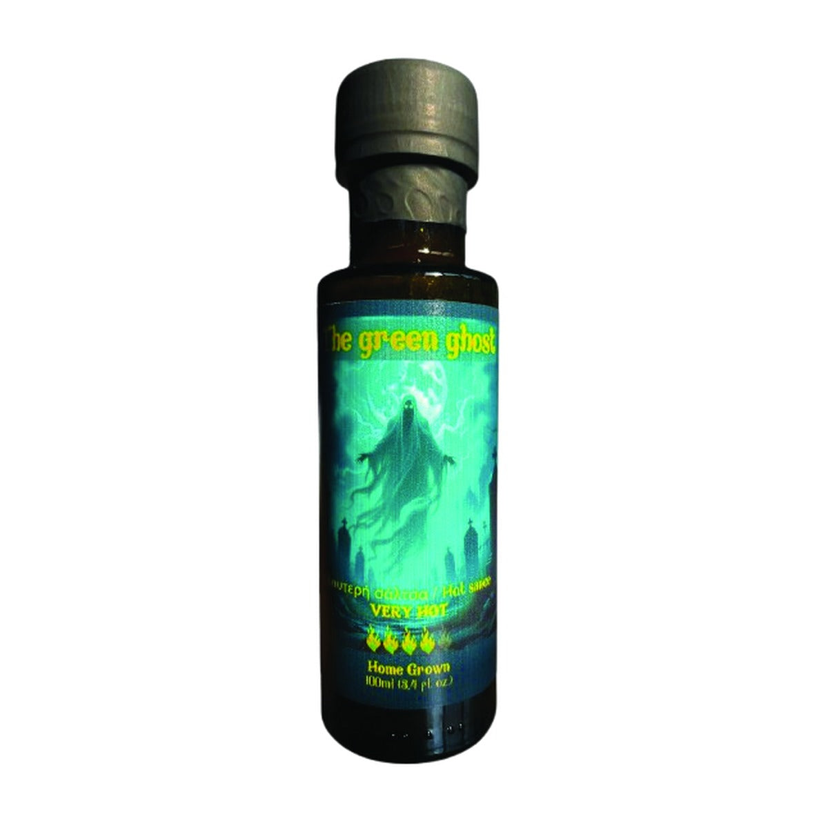 Chileli The Green Ghost – Πράσινη Καυτερή Σάλτσα 100ml